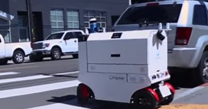 WATCH: New self-driving robots delivering meals