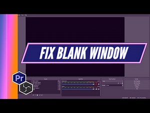 Fix Blank Window Capture Problem | OBS Studio Tutorial | Edit With Andy