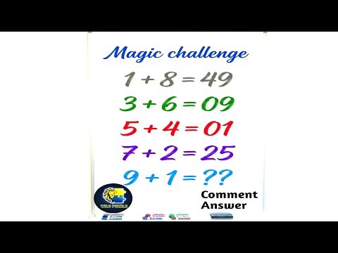Math Magic Pattern Puzzle Challenge | Can You Solve it?