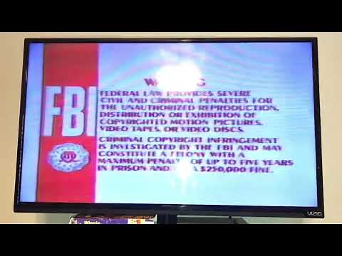 1984 Red FBI Warning Screens (Fade In And Out Text Variation)