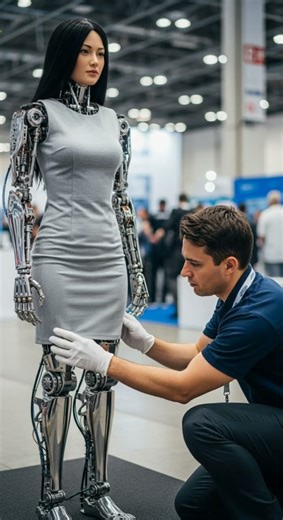 Humanoid Robot Maintenance Showcase at Tech Watch Precision Repairs Live #robotics #AI #technology