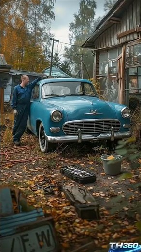 “Abandoned Soviet Car Restoration | Rusty Barn Find Reborn” #beforeafter #luxury #rebuilt #historic