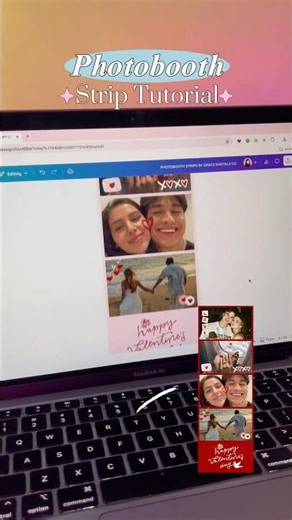 Valentine’s Photobooth Strip Tutorial | Canva