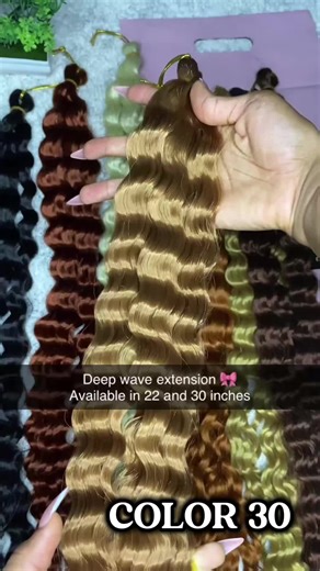 Deep Wave Extensions and Boho Curls in Calabar