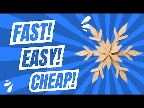 DIY Wooden Snowflake - The Perfect Christmas Woodworking Project