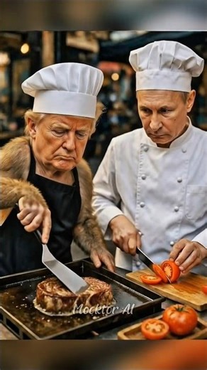 The putin Chef and His Assistant 👨‍🍳🐒
