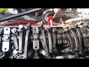 Cummins engine ism shacman tructorhead install injector