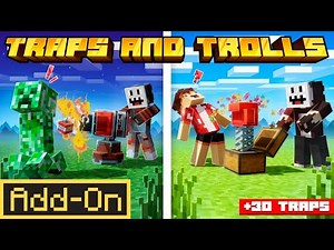 TRAPS AND TROLLS Add-On Review | Minecraft Marketplace
