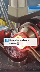 970K views · 6.5K reactions | This induction heating machine is used to close pipe ends. | Interesting Engineering | Facebook
