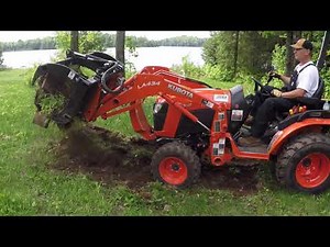 #43 Kubota B2601 Compact Tractor Root Rake or Rock Rake ?