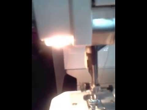 Elna 7000 Computer Precision Sewing machine Demo