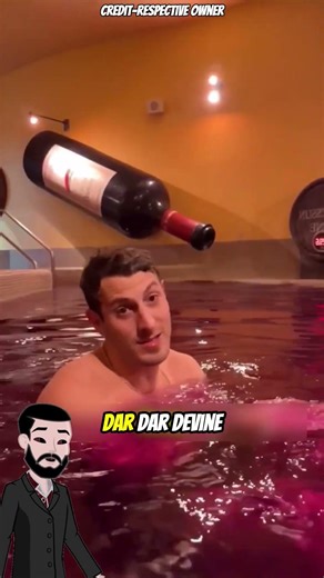 Piscină cu vin?! 😳🍷 Dar există un pericol