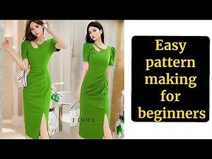 Easy pattern for beginners👗Simple and stylish🧵🪡