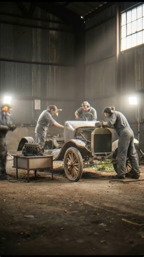 1917 Ford Model T Ambulance - WWI Hero #shorts #ww2restoration