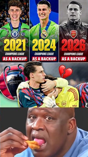 Kepa Arrizabalaga Had Won Every Champions League Final In His Career As A Backup Until Today…💔🤯🥺