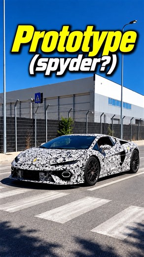 BECCATA SU STRADA! La nuova Lamborghini Temerario Spyder