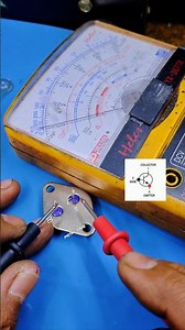 Measuring the condition of the TO-3 transistor, whether it is still good or damaged #transistor