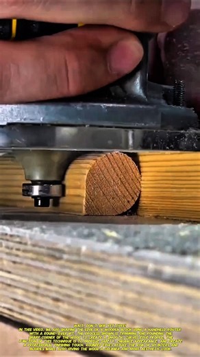 Perfect Round Edge Woodworking Technique Using Router | Clean & Smooth Finish.