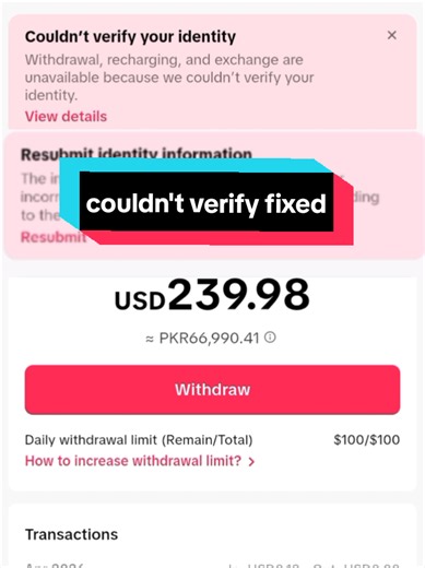 TikTok Identity Verification Rejected? How to Resubmit Identity & Verify Your Account Again TikTok identity verification failed, TikTok identity rejected, TikTok couldn’t verify your identity, TikTok identity verification resubmit, TikTok verification rejected solution, TikTok LIVE rewards identity verification, TikTok account identity verification problem, how to resubmit identity on TikTok, TikTok identity verification 2026 TikTok identity reject ho gayi, TikTok identity verify nahi ho rahi, T