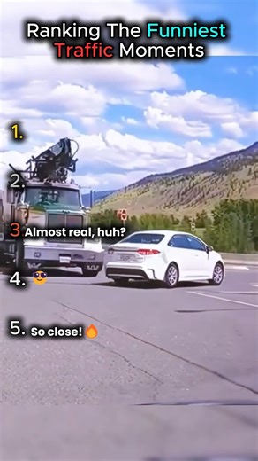 RANKING the funniest TRAFFIC MOMENTS Ever!!! #funny #shorts #traffic