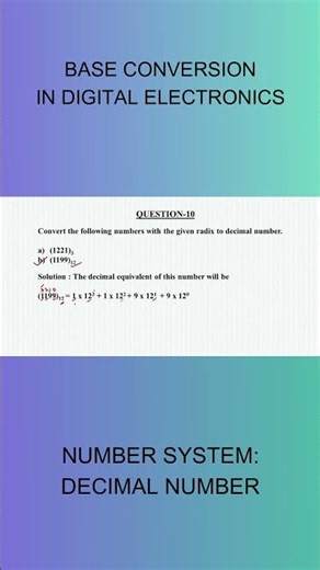 BASE CONVERSION IN DIGITAL ELECTRONICS, #electroniclab,#experiment,#electronic, #laboratory, #short