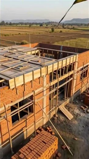 30 Seconds of Satisfying House Construction 🏡 #shorts