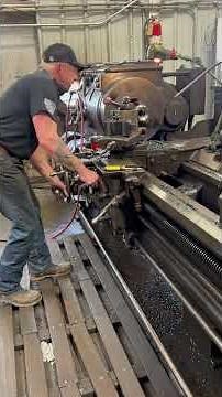 #threading 1502 #hammer unions. 3 pitch acme #machinetools #machining #cnc