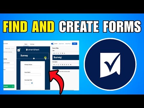 How To Find And Create Forms In Smartsheet (2026) (Best Method)