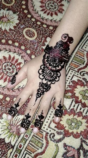 Cute Baby Mehndi Design