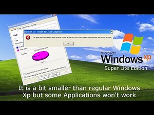 Windows XP Super Lite,The smallest windows xp build ever