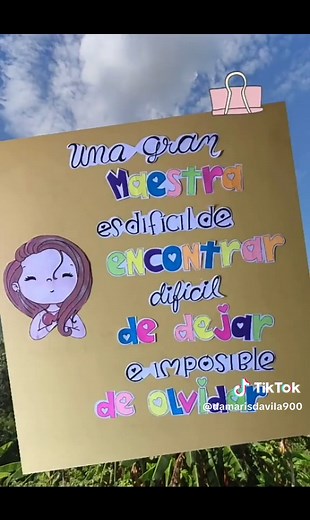 Carta de Despedida para Mi Maestra Favorita