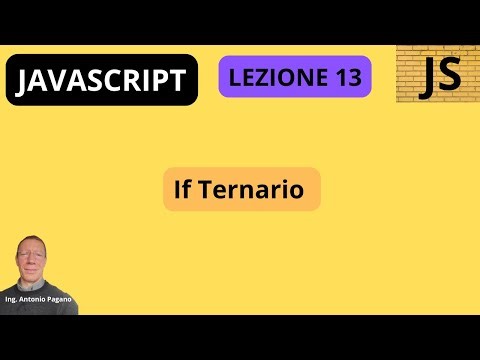 If Ternario - JAVASCRIPT TUTORIAL 13