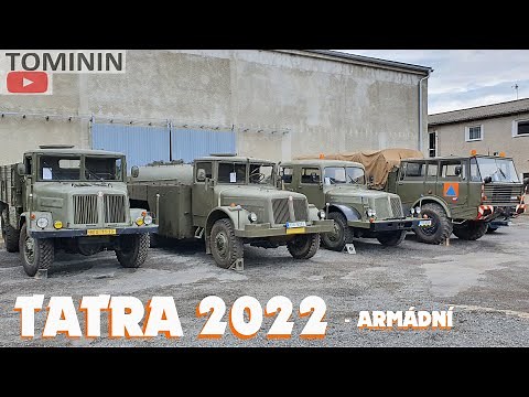 Vojenský nákladní automobil Tatra na srazech 2022 | ARMY Old truck on meeting in Czech republic 🚛