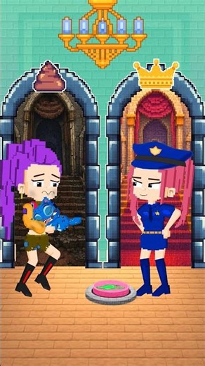 Minecraft Chaos! Zoey Gets Sick and Everything Goes Wrong 😱 | KPOP DEMON HUNTERS #shorts