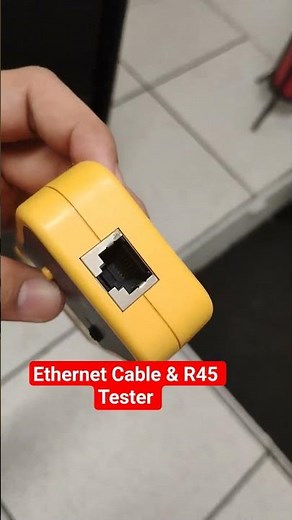 Network Cable Tester | LAN Cable Check in Seconds ⚡ #Shorts #ethernetcable #rj45 #tester #itsupport