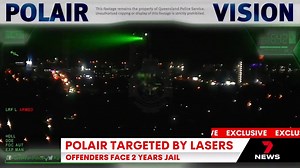 8.2K views · 28 reactions | A police helicopter on the Gold Coast has become the target of a dangerous criminal act, as bright green lasers were beamed at the Polair crew from homes and high rise buildings. 7NEWS at 6pm. #7NEWS | 7NEWS Brisbane | Facebook
