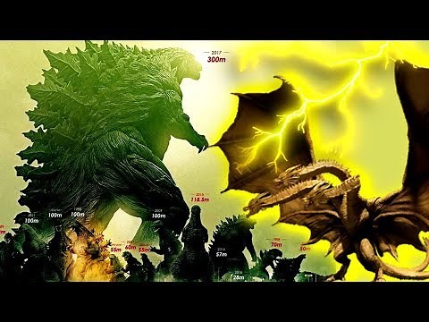 How Big is Legendary Ghidorah? / Godzilla Size Comparison