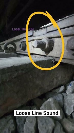 Broken Rail Track Loose Fishplate Joint. #train #railway #shorts