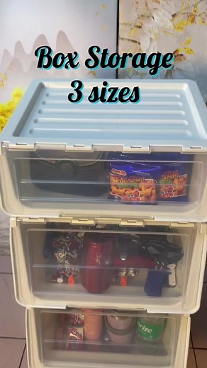 SimHome Large Capacity Storage Box✨✨✨#storagebox#organizerbox #storagecabinet#toyorganizer#kitchenstorage #bookorganization #snackbox#kotaksimpanan #simhome
