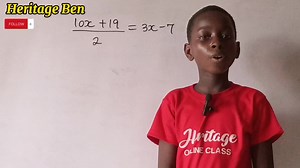 54 reactions · 4 comments | Simple algebraic expression. #maths #mathematics #facebookvideo #viralvideofb #AlgebraicExpressions | Heritage Ben | Facebook