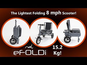 eFOLDi Explorer The Lightest 8mph Folding Scooter - Full Tutorial & Instructions