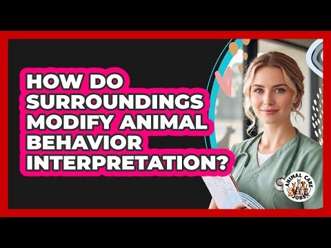 How Do Surroundings Modify Animal Behavior Interpretation?