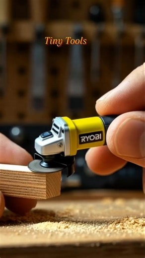 This Tiny Mini Grinder Actually Works! 😱 Satisfying Mini Tool Test #foryou #reels #viralvideo