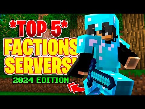 TOP 5 *NEW* FACTIONS SERVERS IN 2024! | BEST Minecraft Factions Servers In 2024! | Java & MCPE