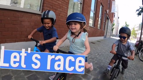 Chillafish Pink Buzzi 10' Balance Bike for Kids 1.5 Years and Older, Lightweight Toddler Bike with Adjustable Seat