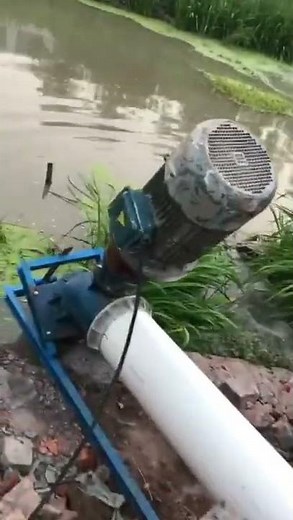 Electric vertical axial flow pump for large flow flood control,#irrigation #aquaculture