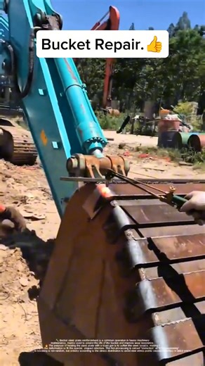 8K views | Whole process of Bucket Repair. #backhoeoperator #ExcavatorOperator #backhoe #idea #fbreelsvideo Credit to the Owner. | Jeffrey Fabola Asia | Facebook