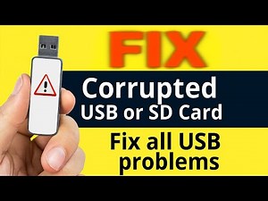 "How to Fix a Corrupted USB or SD Card (No Software Needed!)"