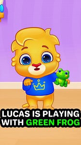 😄 Hop into fun! Lucas enjoys his green frog toy with silly, cheerful moves 🐸💚 More from Lucas & Friends 💚 Toys, T-shirts, books, nursery rhymes, GIFs & more — link in bio #greencolor #frog #funnyvideo #preschoolfun #toddlerfun #lucasandfriends | Lucas & Friends By RV AppStudios