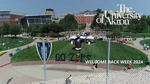 Reflecting on all the fun we had last week! We hope our Zips are enjoying their first week back in class — we sure are thrilled to have everyone back on campus! 💙 🤩 | The University of Akron
